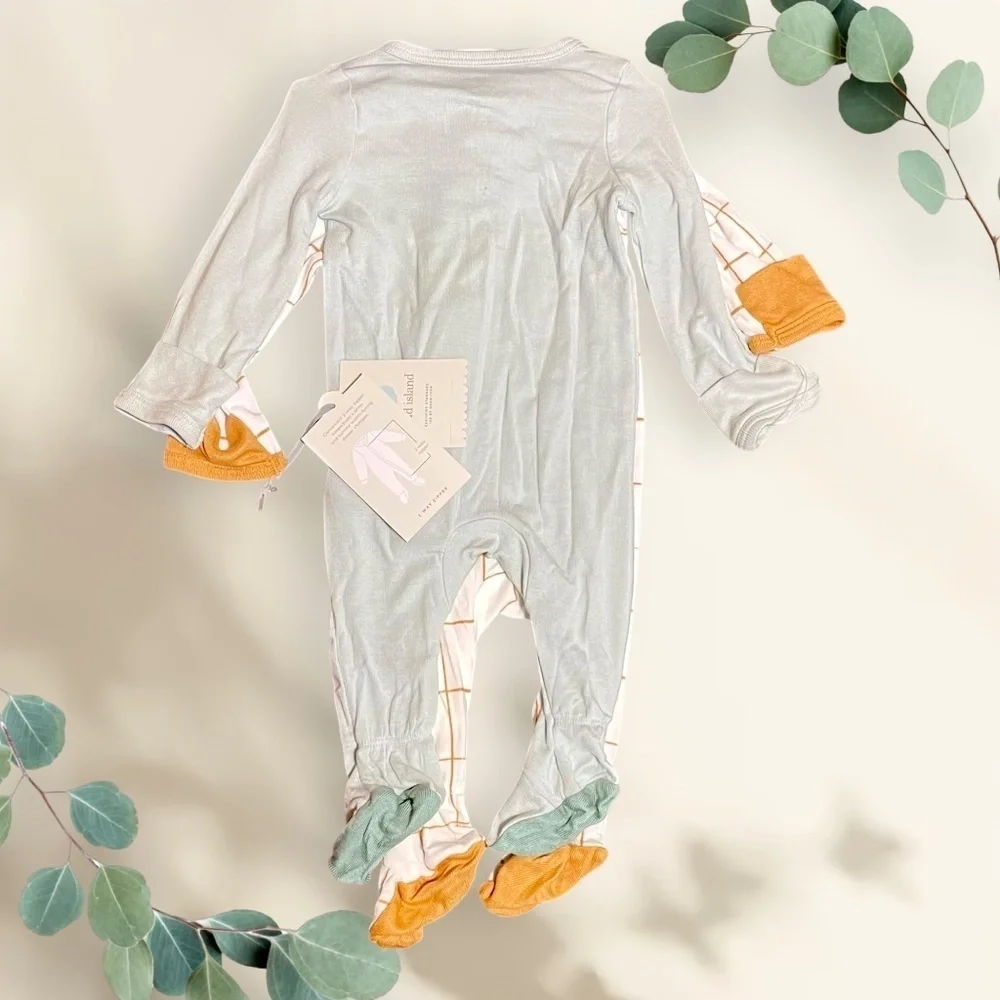 Cloud Island Footed Onesies 2-pack Unisex